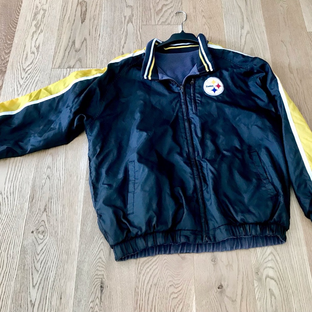 Vintage official NFL reversible Steelers jacket